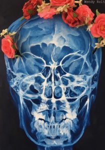 Skull, back pain, David Bell