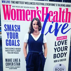 Dr Tamsin Lewis on the front cover of Women's Health